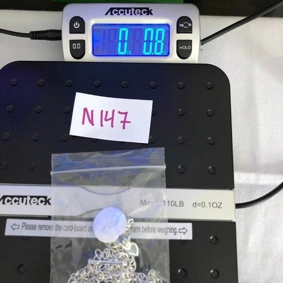 Engraved Silver Tone Toggle Heart Necklace Fiona - Picture 5 of 6